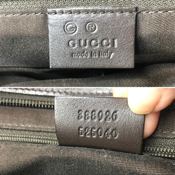 Authentic Gucci unisex messenger bag coated canvas - Picture 9 of 16